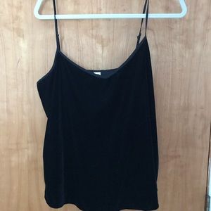 Velvet tank top